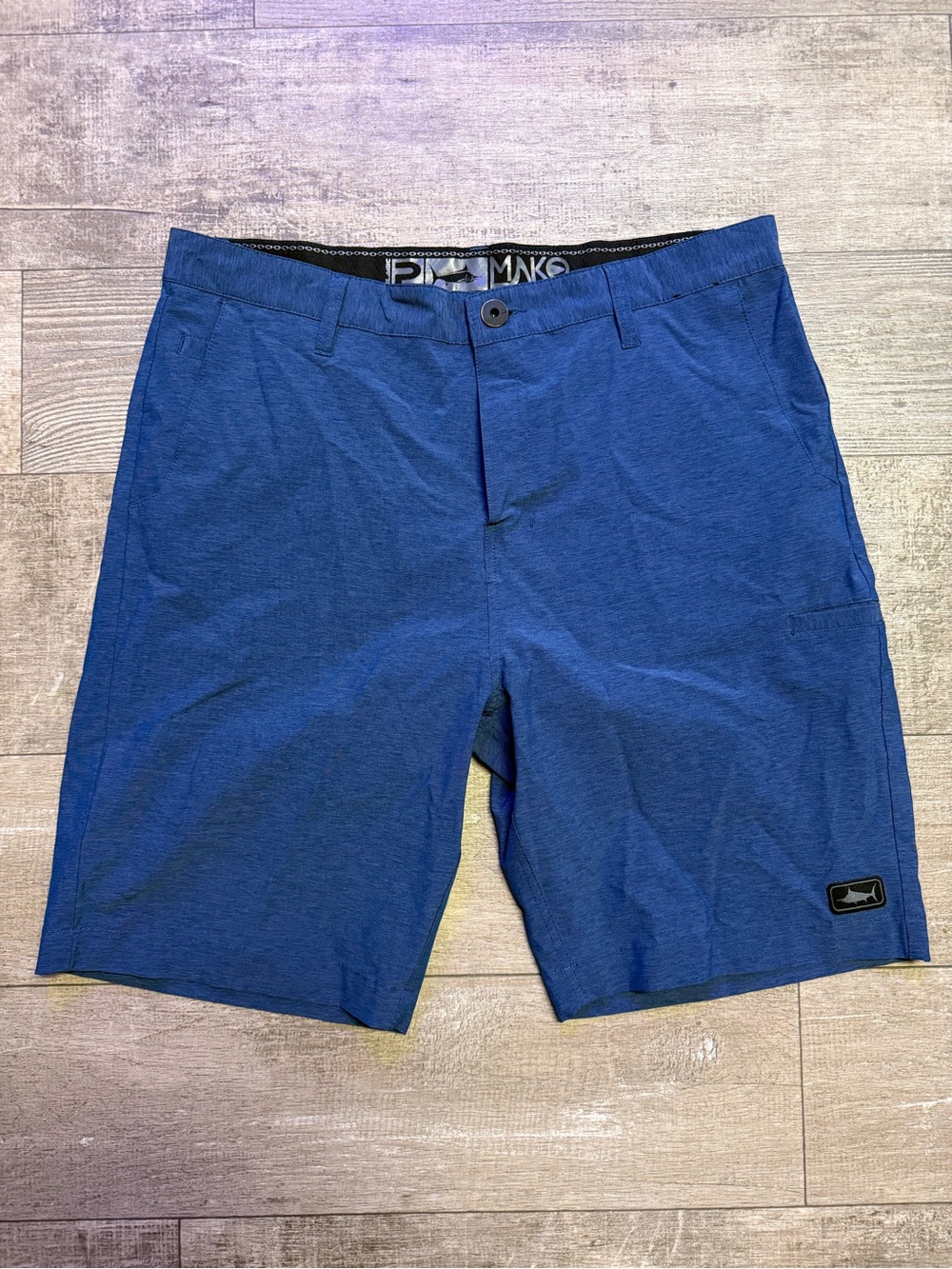 Pelagic Men's Royal Blue Flat Front Performance Shorts